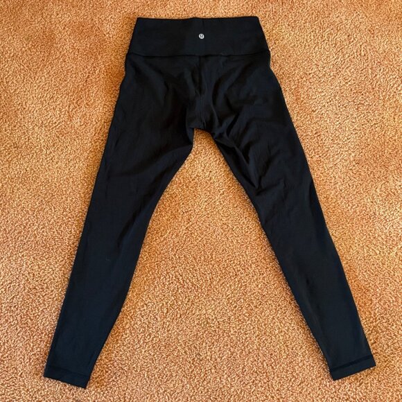 Lululemon Wunder Under High-Rise Tight 28" Brushed Luxtreme Black Leggings 8 - Picture 5 of 11